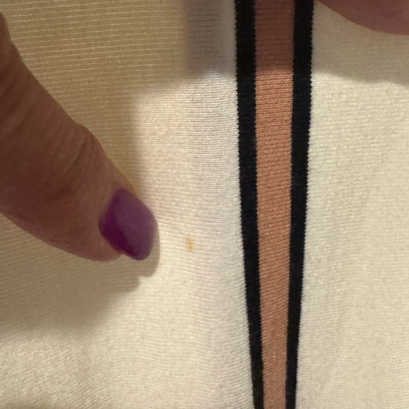 LOFT OUTLET Striped Brown & Black Sleeveless Maxi Dress Size M Ties at Waist - Picture 9 of 15